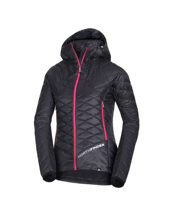 Jacheta dama softshell 10K/10K cu izolatie Primaloft®GOLD Active Opalena 1, Negru