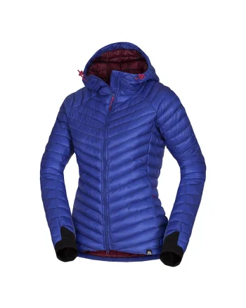 Jacheta dama trekking cu izolatie Primaloft® InsulationDown Blend Beskydy, Bleumarin