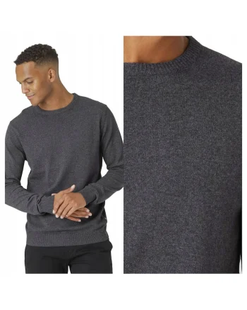 Pulover Barbati  Dustin Regular Fit, Gri inchis