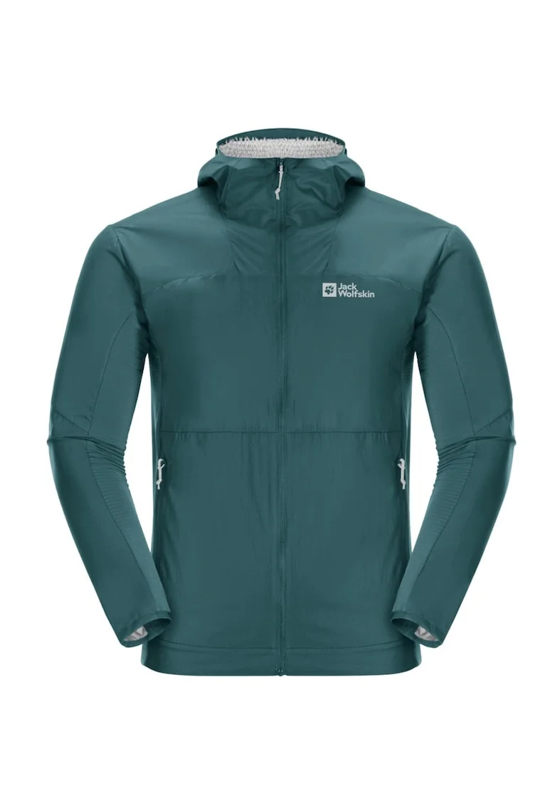 Jacheta trekking barbati  Prelight Alpha, Verde inchis
