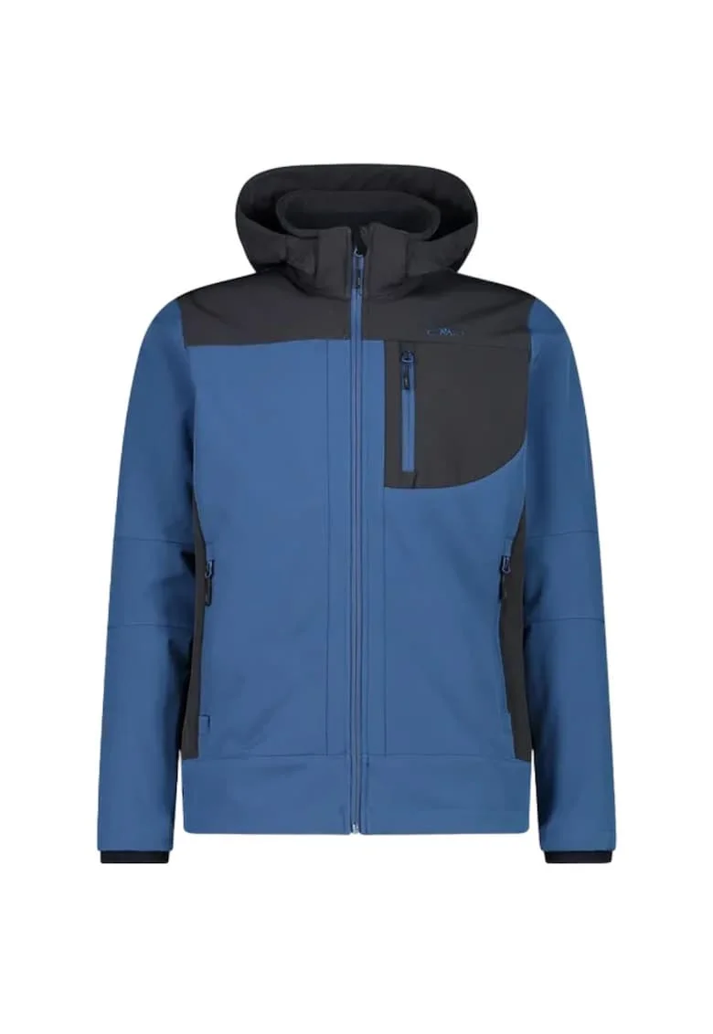 Jacheta softshell barbati  3A01787N, albastru/negru