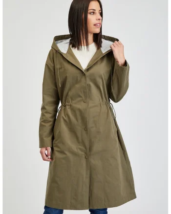 Jacheta parka lunga, Verde inchis