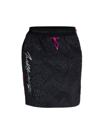 Fusta ski de tura Polartec® Alpha® Jaraba 3, Negru imprimeu