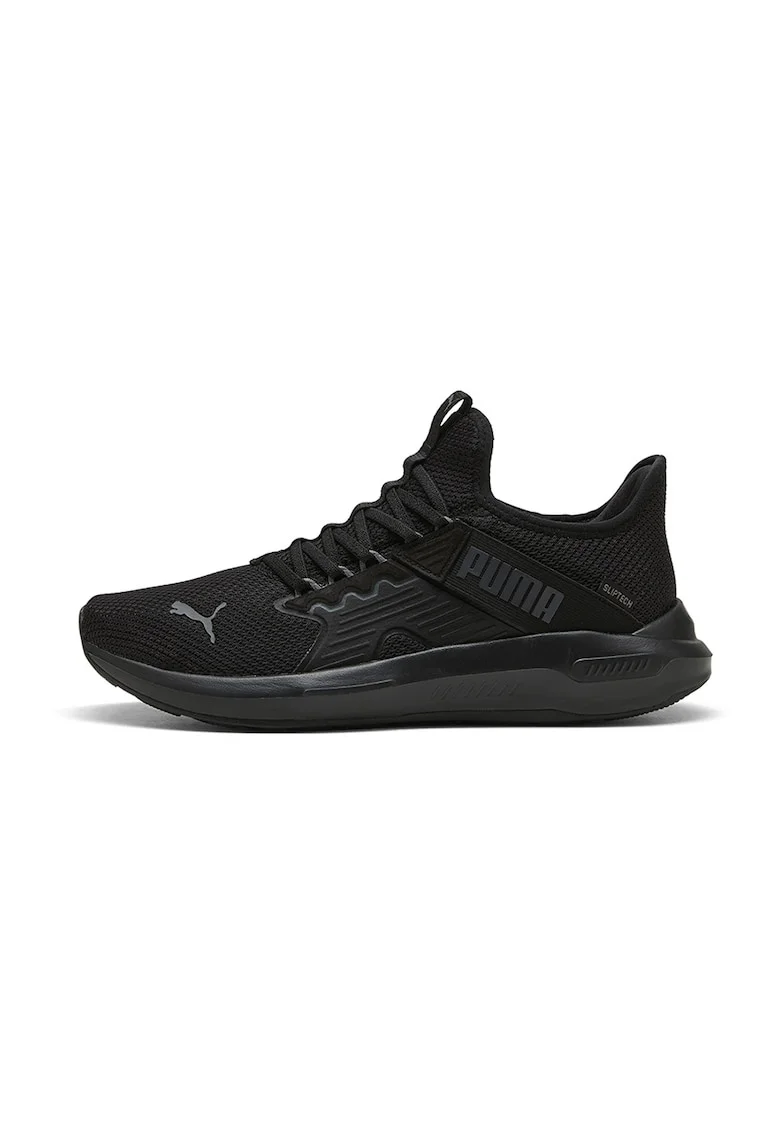 Pantofi Softride Enzo 5 de plasa cu imprimeu logo pentru alergare, Negru