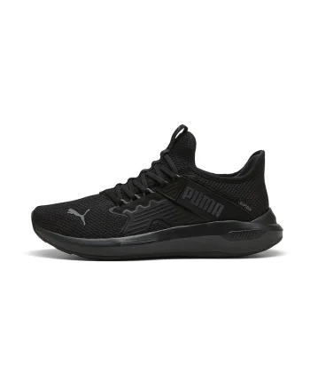 Pantofi Softride Enzo 5 de plasa cu imprimeu logo pentru alergare, Negru