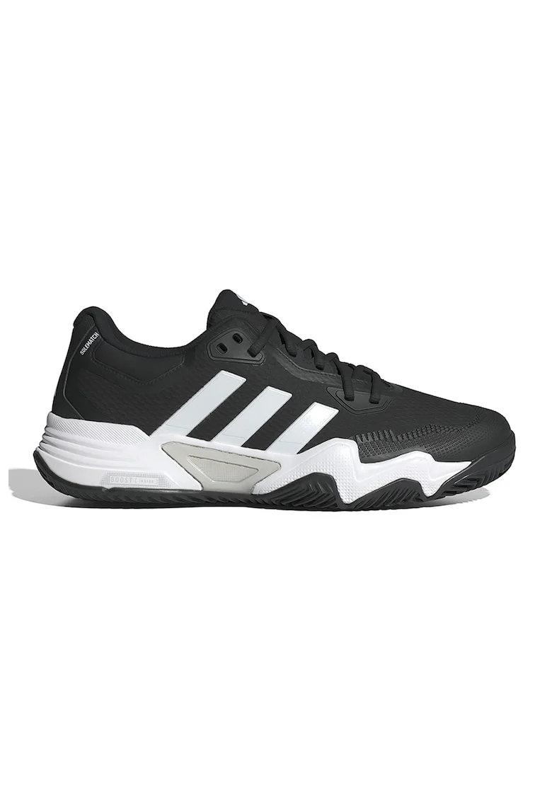 Pantofi pentru tenis Solematch Control 2, Negru/Argintiu