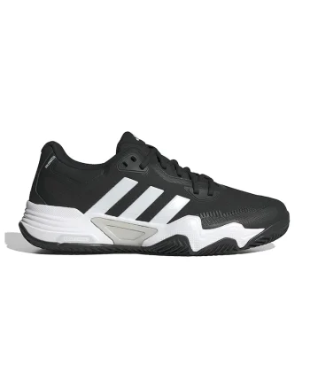 Pantofi pentru tenis Solematch Control 2, Negru/Argintiu