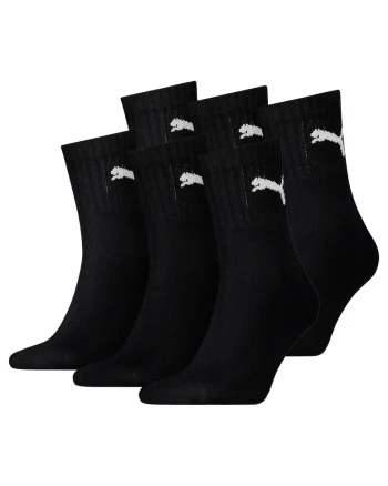 Set de sosete scurte unisex pentru tenis - 6 perechi, Negru