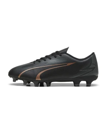 Pantofi de piele ecologica pentru fotbal Ultra Play, Negru/Gri antracit