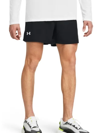 Pantaloni scurti pentru alergare Launch 5'', Negru