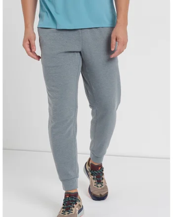 Pantaloni din amestec de bumbac, pentru antrenament, Gri cenusiu