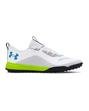 Pantofi unisex pentru fotbal Shadow Turf, Negru/Alb optic/Verde lime