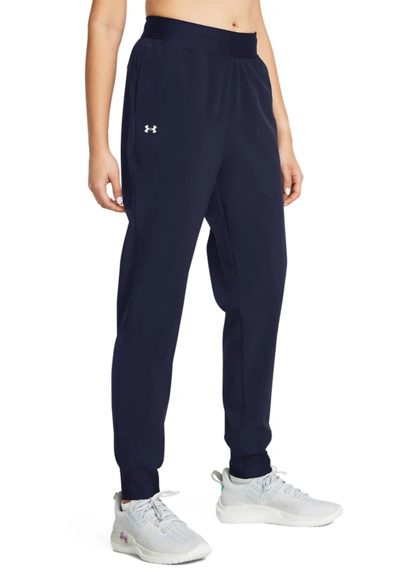 Pantaloni de trening cu talie inalta Rival, Bleumarin