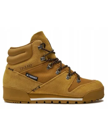 Ghete pentru drumetie cu insertii din piele intoarsa Terrex Snowpitch FV7960,