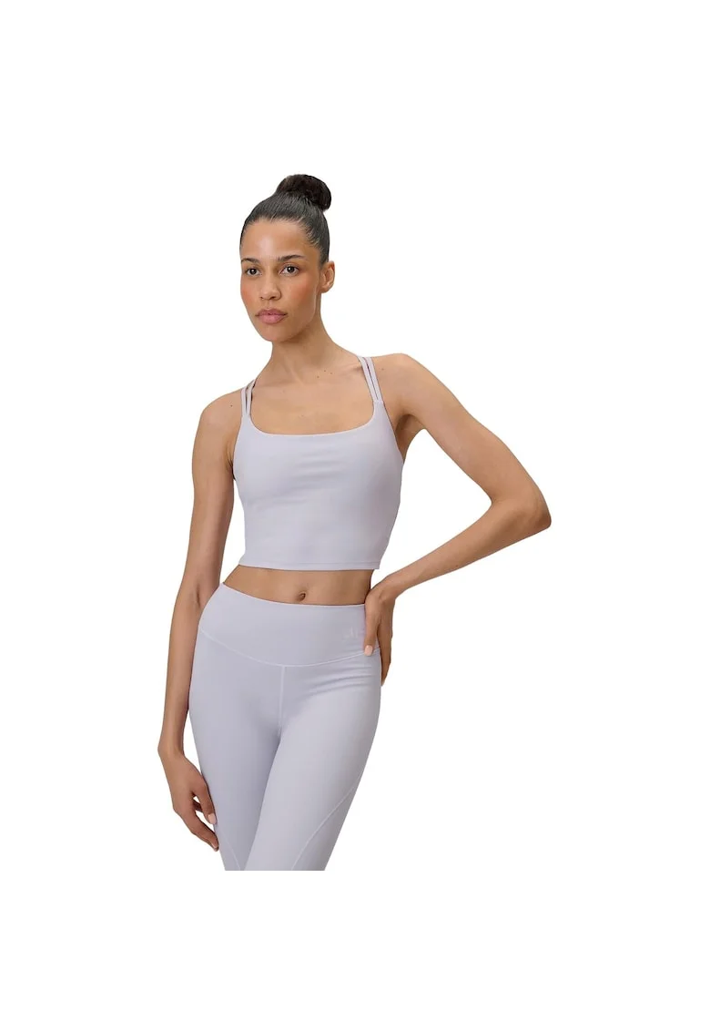 Maiou de yoga dama  slim fit, uscare rapida, violet