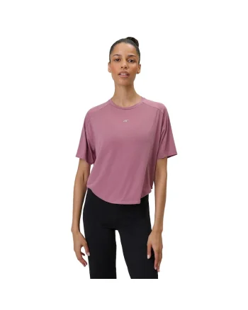Tricou yoga dama.  lyocell, roz, uscare rapida