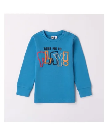 Bluza cu imprimeu pentru baieti,  4.7423, Albastru, Albastru