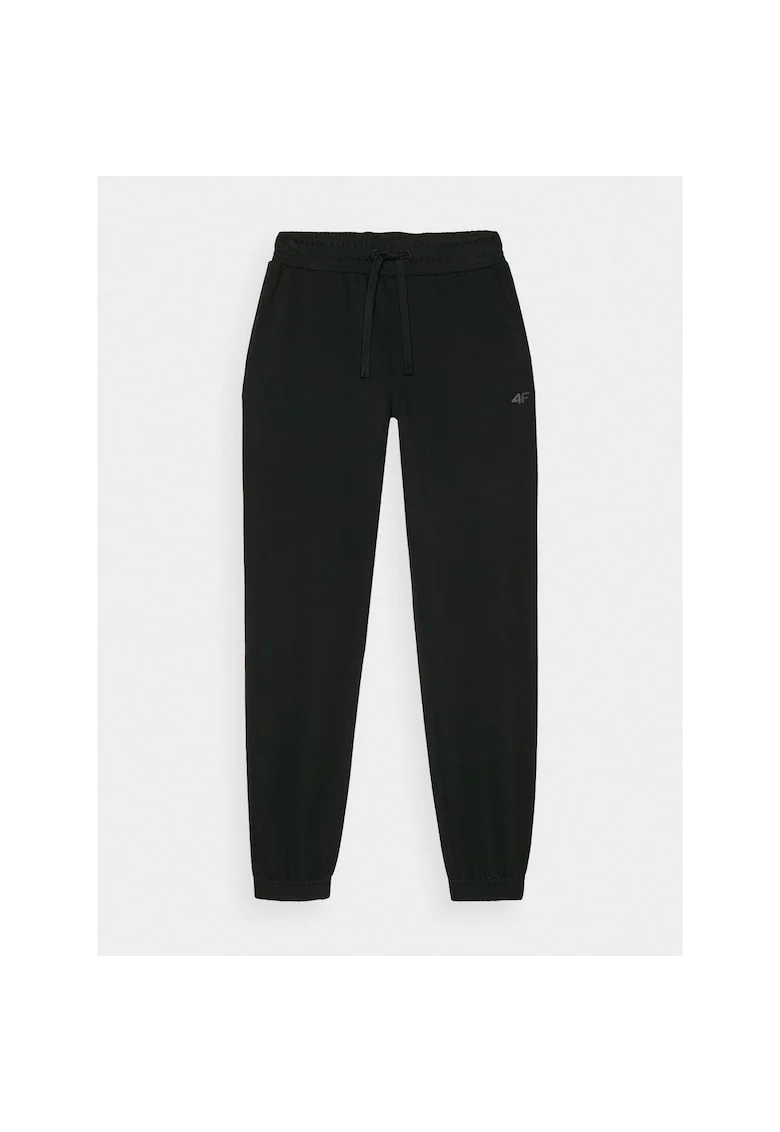 Pantaloni sport bumbac negru, Negru