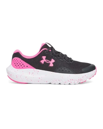 Pantofi Surge 4 pentru alergare, Negru stins/Roz