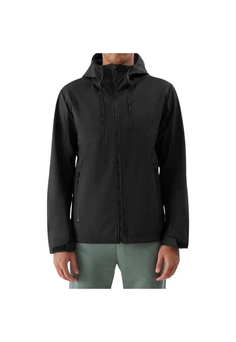 Jacheta softshell  m224 m 4fwss24tsofm224, Poliester, Negru