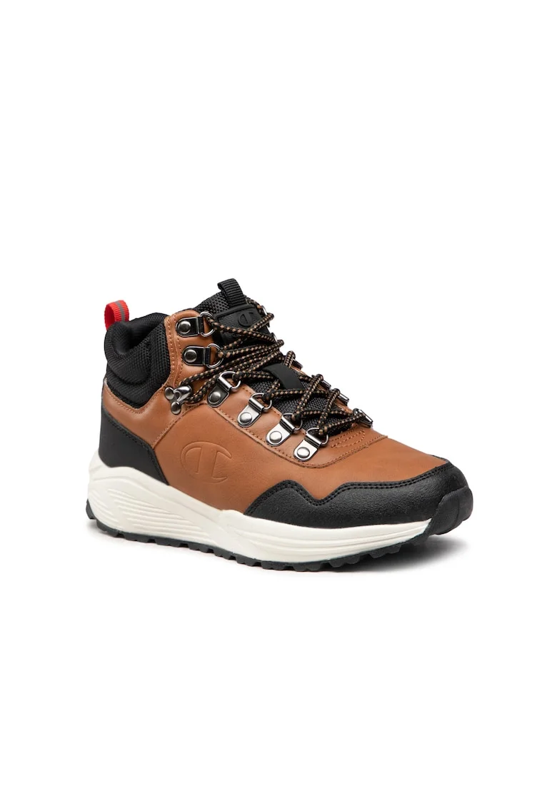 Pantofi sport baieti,  300840986, Maro, Piele ecologica, Maro