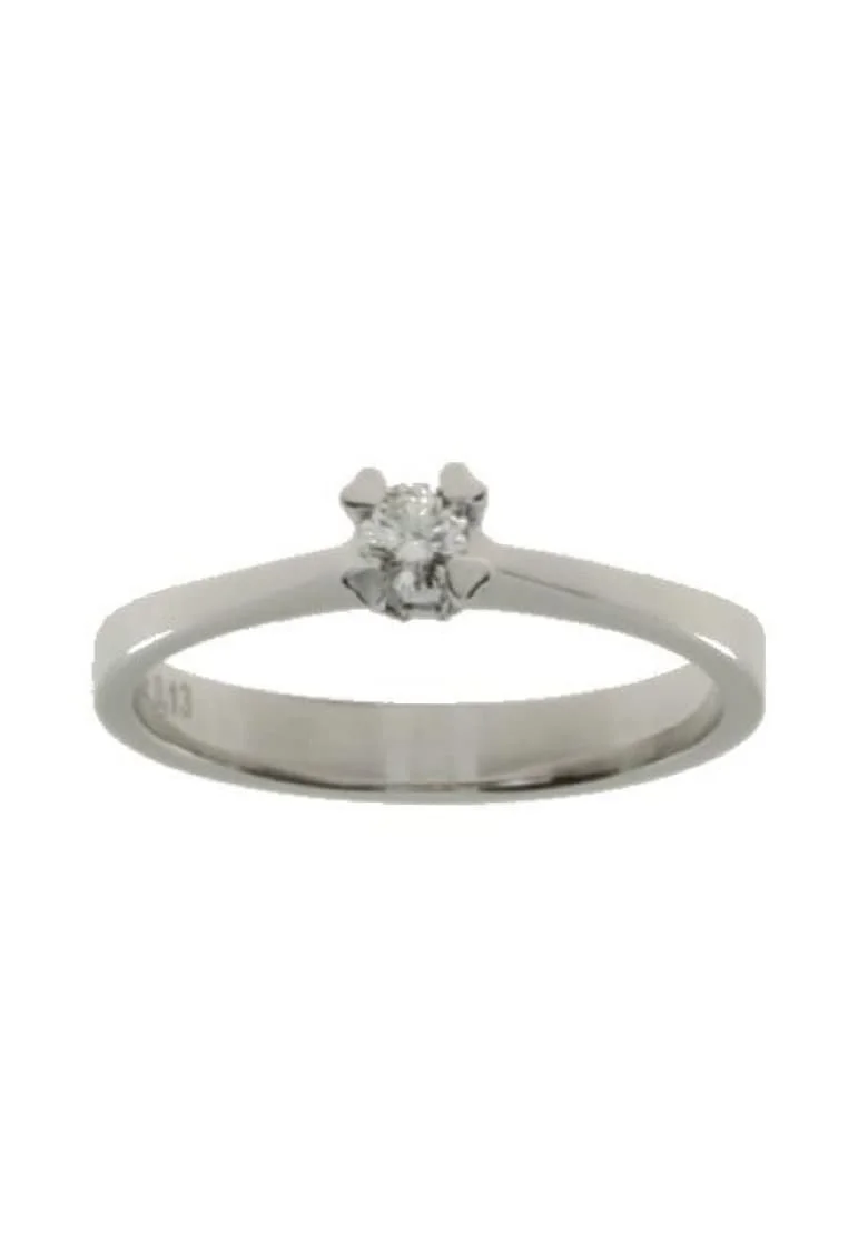 Inel Karlsruhe Aur Alb,  18K, Diamante de 0.13 si 0.01 Carate