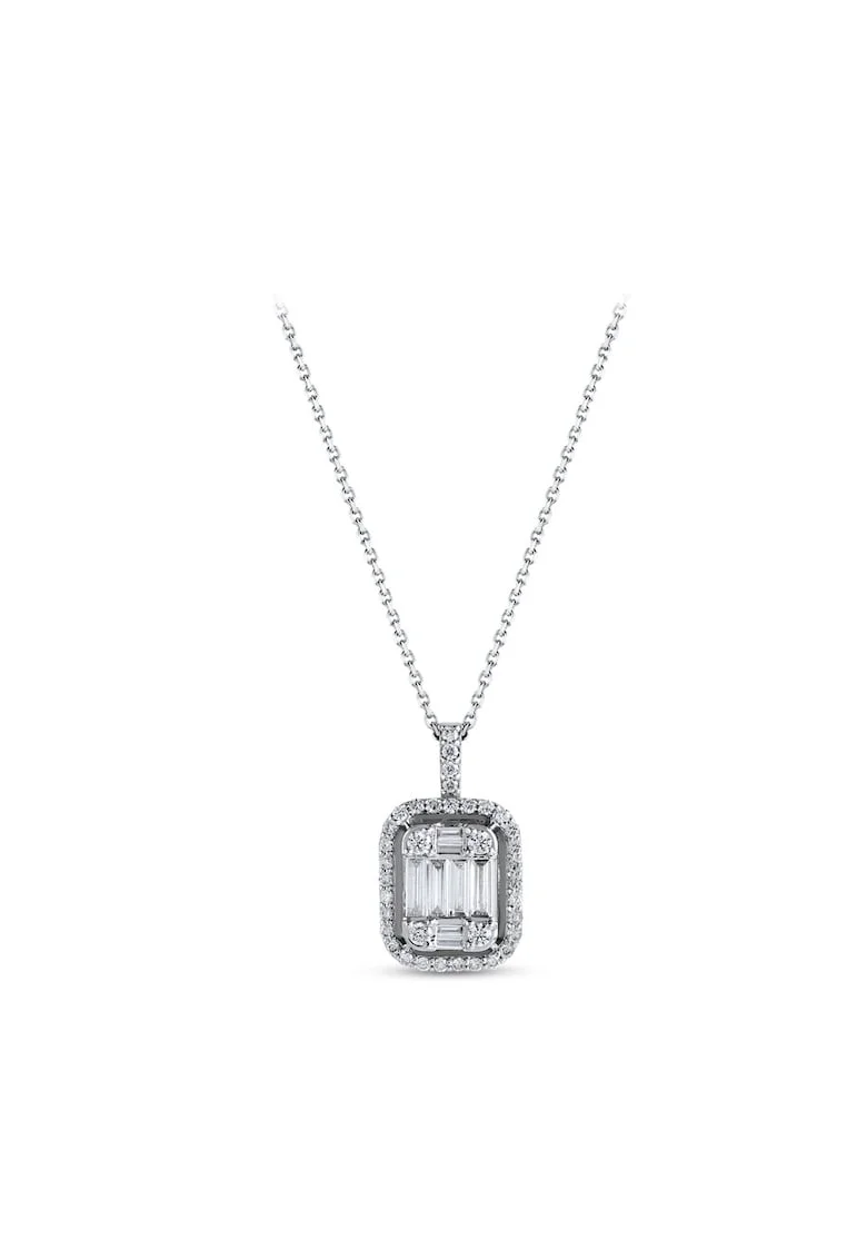 Colier Antverpen Aur Alb,  14K, Diamante 0.21 Carate