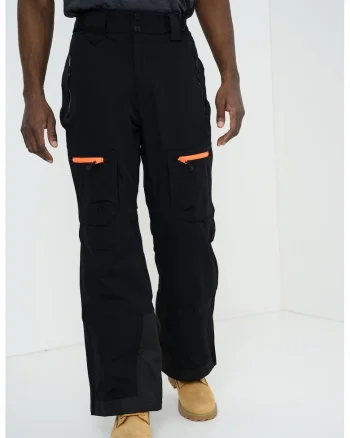 Pantaloni cu talie inalta pentru snowboarding, Negru