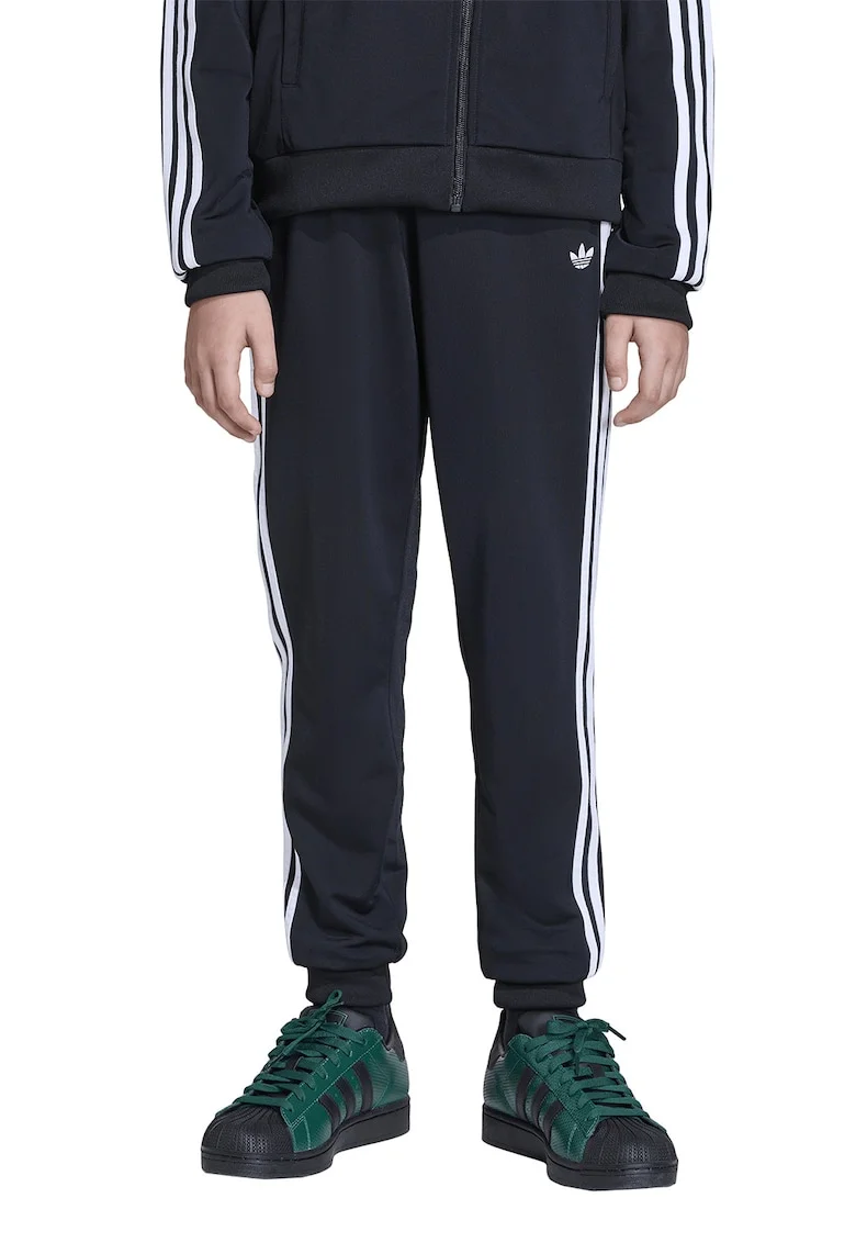 Pantaloni de trening cu logo, Negru