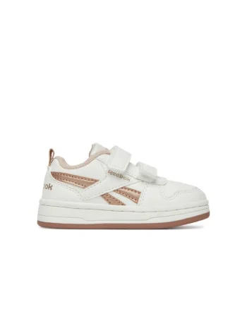 Pantofi sport copii,  adidasi fete, alb, tesatura