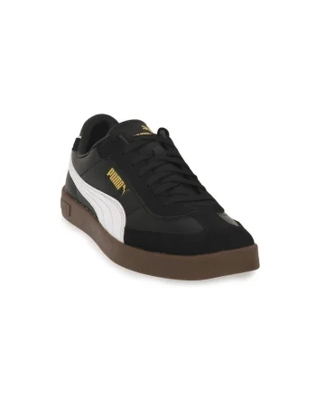 Pantofi sport Club II Era de piele intoarsa si piele ecologica, Negru