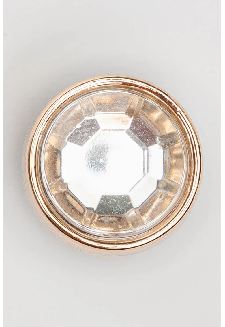 Talisman cu aspect cu strasuri Jibbitz™, Auriu/Transparent