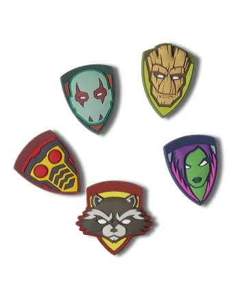 Set de talismane Guardians of the Galaxy Jibbitz™ - 5 piese, Multicolor