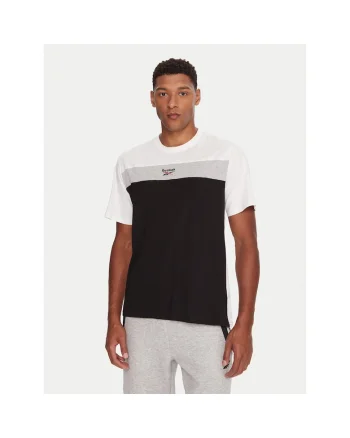 Tricou sport barbati  alb/negru, bumbac,