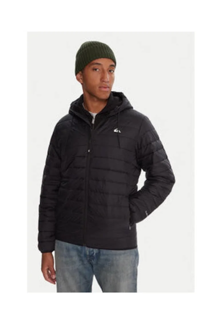 Geaca de tranzitie barbati,  100% nailon reciclat, Negru