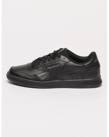 Pantofi din piele pentru tenis Court Advance, Negru