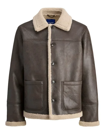 Geaca piele, Jack Jones, piele, Maro