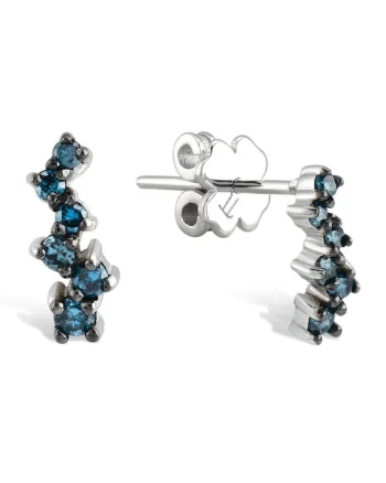 Cercei Ancona Aur Alb,  14K