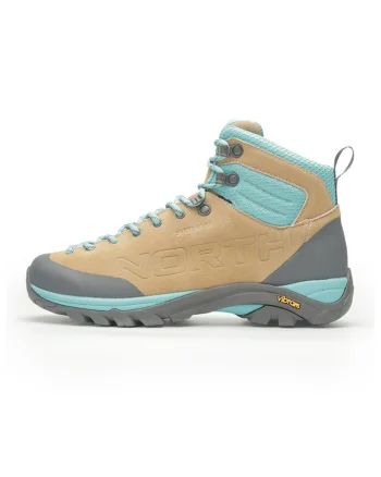 Ghete drumetie Vibram® XS Trek Evo dama Pangma1, Maro camel/Albastru