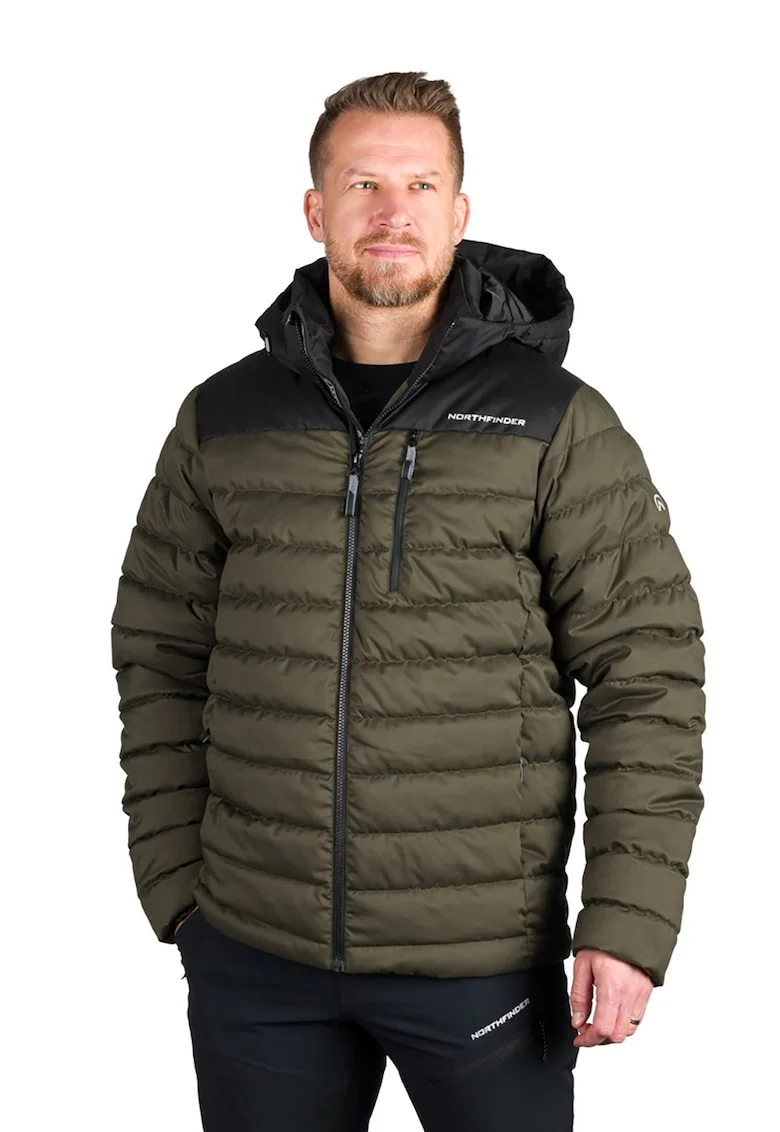 Jacheta sport 2L 5K/5K barbati Milosh black, Negru/Kaki