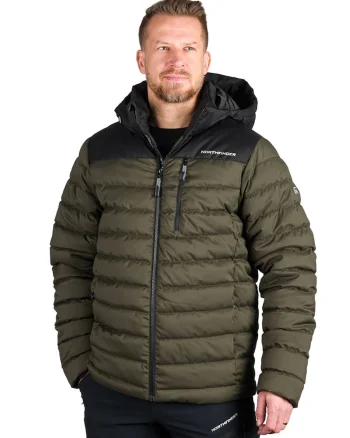 Jacheta sport 2L 5K/5K barbati Milosh black, Negru/Kaki