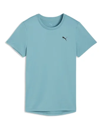 Tricou cu logo pentru fitness, Turcoaz