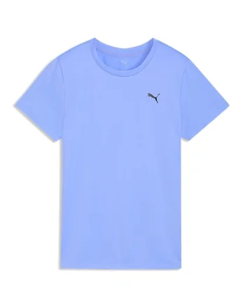 Tricou cu logo pentru fitness, Albastru azur