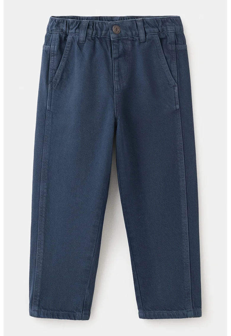 Blugi relaxed fit cu buzunare oblice, Bleumarin