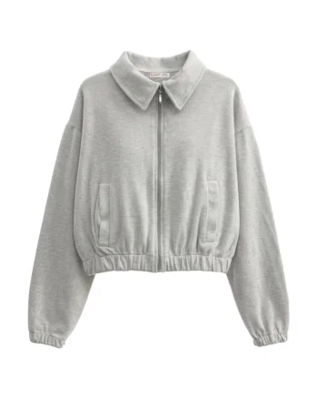 Jacheta dama,  Gri, Textil