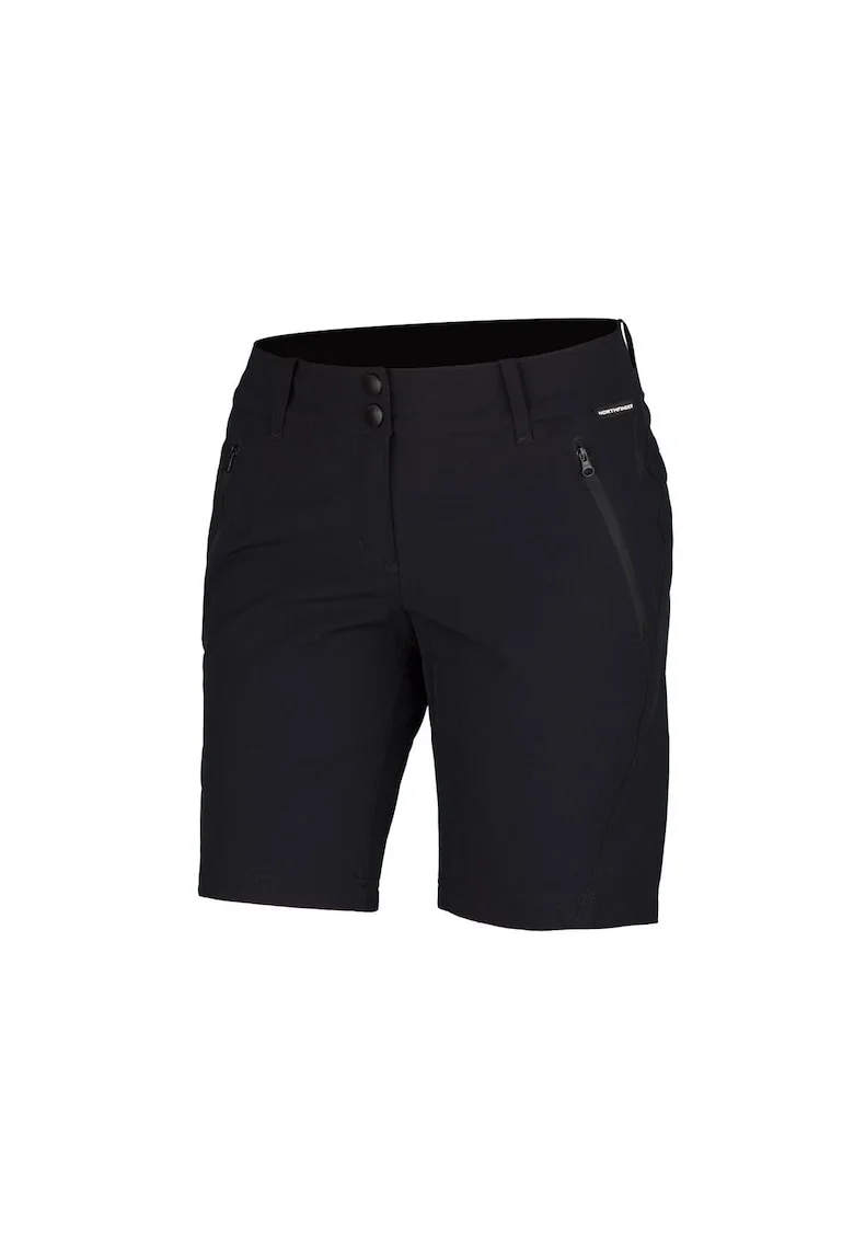 Pantaloni scurti elastici pentru femei Brynlee, Negru