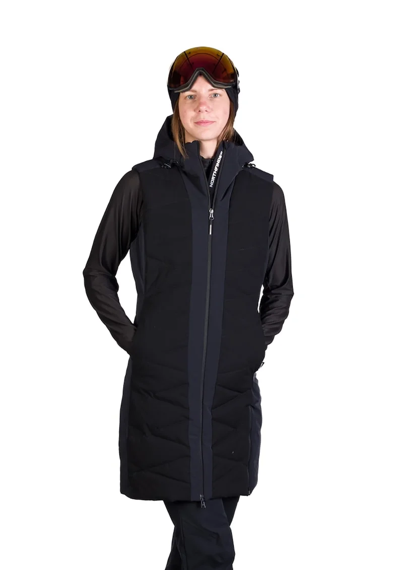 Vesta schi lunga SEAL10K/10K femei Stacy, Negru