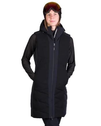 Vesta schi lunga SEAL10K/10K femei Stacy, Negru
