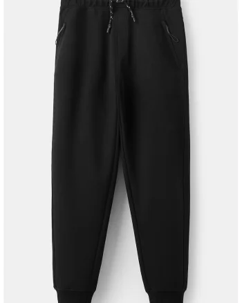Pantaloni de trening cu snur de ajustare, Negru