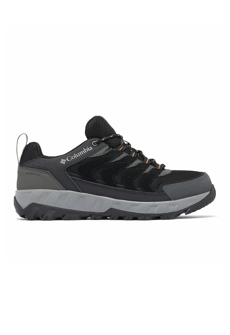 Pantofi impermeabili low-cut pentru drumetii Strata Trail™, Negru/Gri inchis